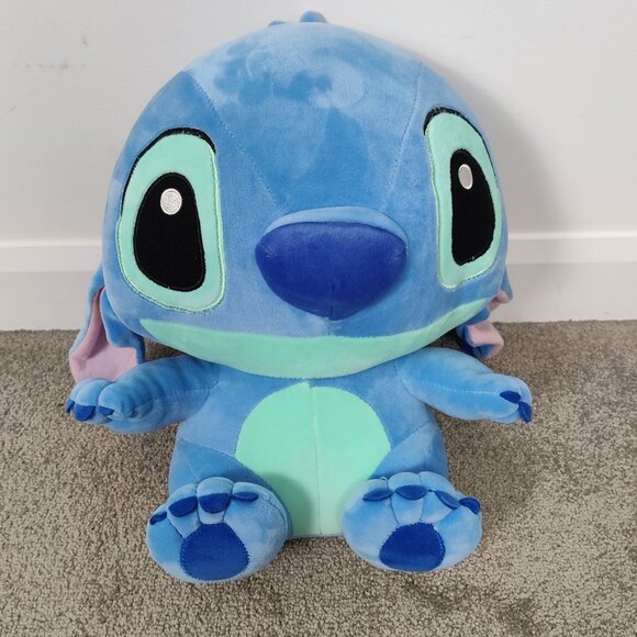 Kids Stuffed Toy Stitch Blue Green Large Plush Soft Squishy Huggable Cuddle - Picture 1 of 5
